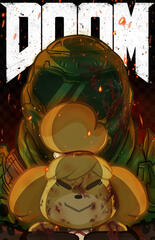 "DOOM Eternal x Animal Crossing: New Horizons" Commission