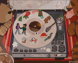 Lofi Girl Winter Art Contest 2024 Submission