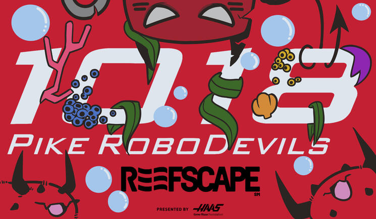 2024 - 2025 REEFSCAPE FIRST Robotics PHS RoboDevils Flag Design