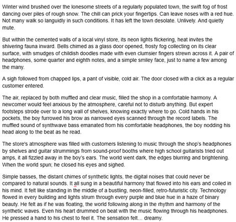 Lofi Girl Writing Contest Submission 2024 - 3rd Place