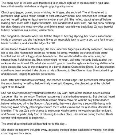 "Sinfonía Floral" HFW Draft